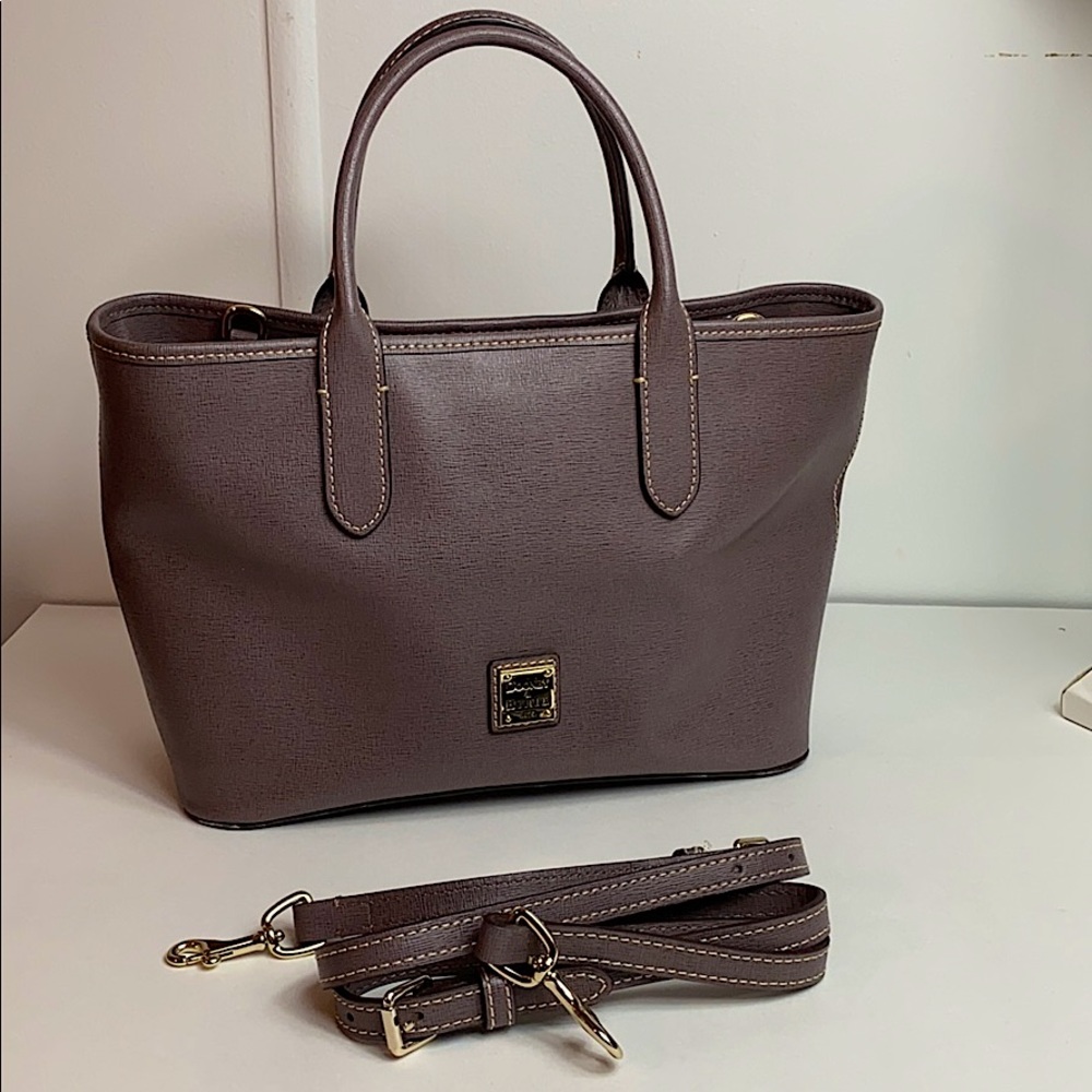 Dooney and Bourke Satchel Elephant Grey